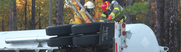 Truck Rollover Spill